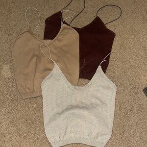 Free People Sparkle Skinny Strap Brami Bundle